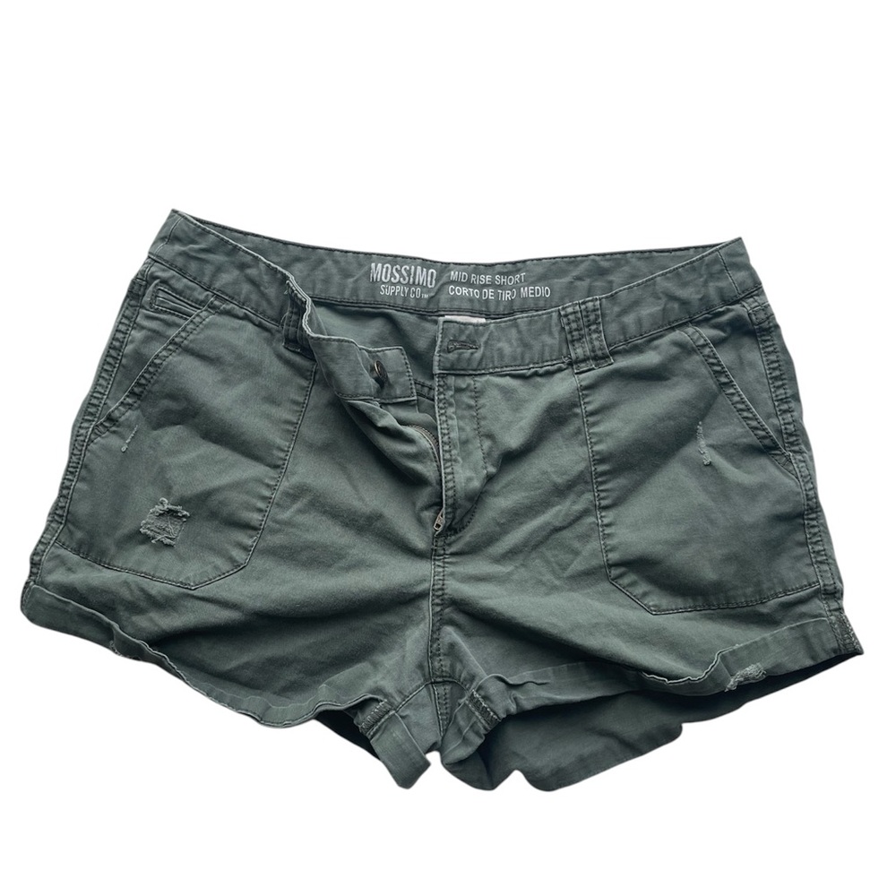 Mossimo Supply Co. High Waist Olive Green Women's Shorts